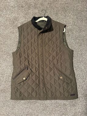 Barbour Men's Quilted Olive Green Vest